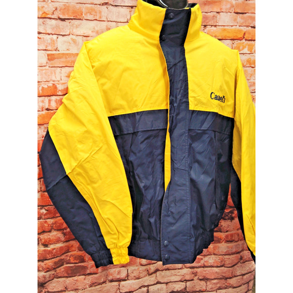 JMR Snow Jacket Men Medium Yellow Black Long Sleeve Snap Button Full Zip Outdoor - Picture 7 of 9